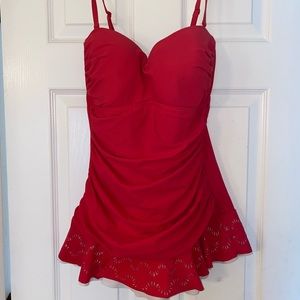 XL Coral Swimsuit
